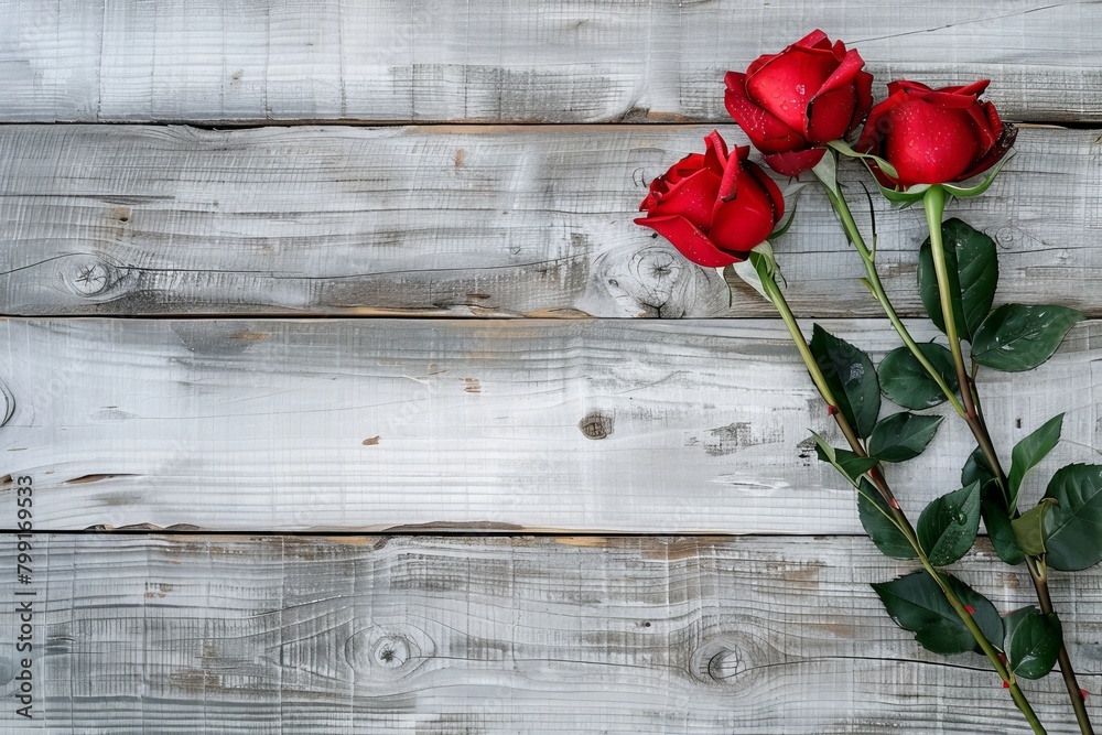 mock up, red roses, flowers, wooden background, floral, petals, love, nature, rustic, timber, planks, bleached