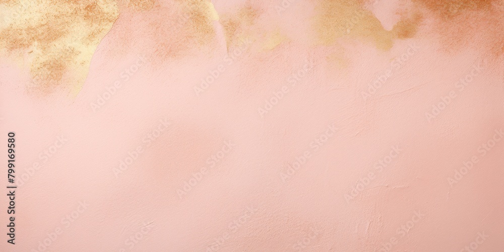 Gold pale pink colored low contrast concrete textured background with roughness and irregularities pattern with copy space for product 