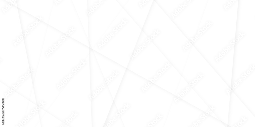 Abstract white and gray background design with Geometric background. Abstract white square shape with futuristic background. with squares in bright light with soft shadows texture.