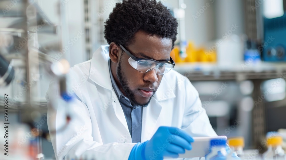 A Scientist Focused on Research A Scientist Focused on Research