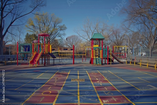 playground in the park © Muzamili art