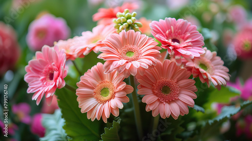 A Bunch of Flowers in a Vase