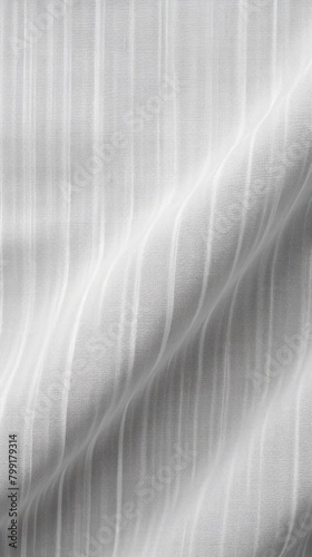 Gray white striped natural cotton linen textile texture background blank empty pattern with copy space for product design or text copyspace mock-up template 