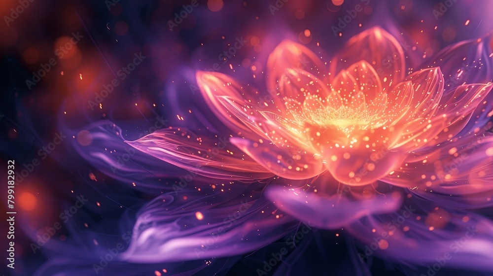 The image is a beautiful flower with vibrant colors The image is a beautiful flower with vibrant colors