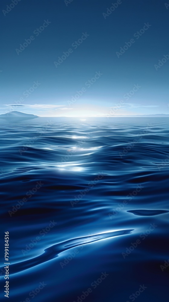 Obraz premium Stylish Low Saturation Warm Blue Gradient Backdrop, Ideal for Contemporary Artistic Concepts and Trendy Background Designs with Subtle Texture