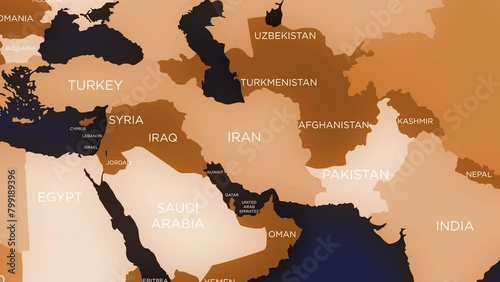 Iran Map Background Useful For Politics