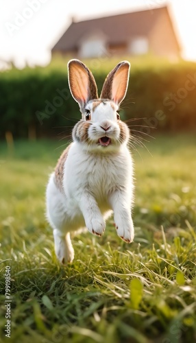 Cute and lovely rabbit