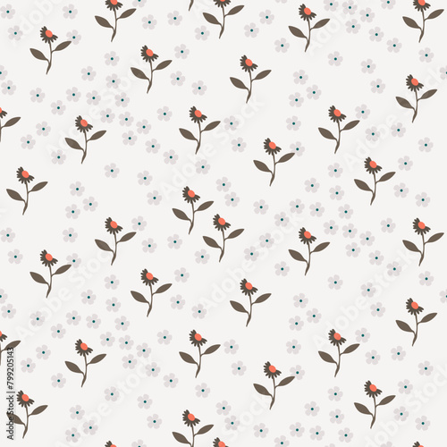 Seamless pattern tropical leaves. floral seamless pattern with leaves  Design for fabric, textile, wallpaper, cover, web , wrapping and all prints