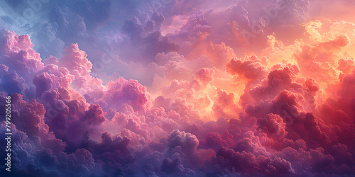 Soft Cloud Sky with Delicate Frame Design Inspiration © Taria Frames