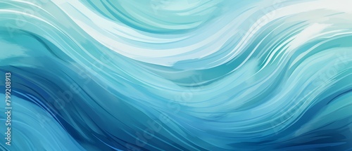 Oceanic shockwave pattern with deep sea blue and aqua swirls, designed for marine biology presentations or aquarium promotions,