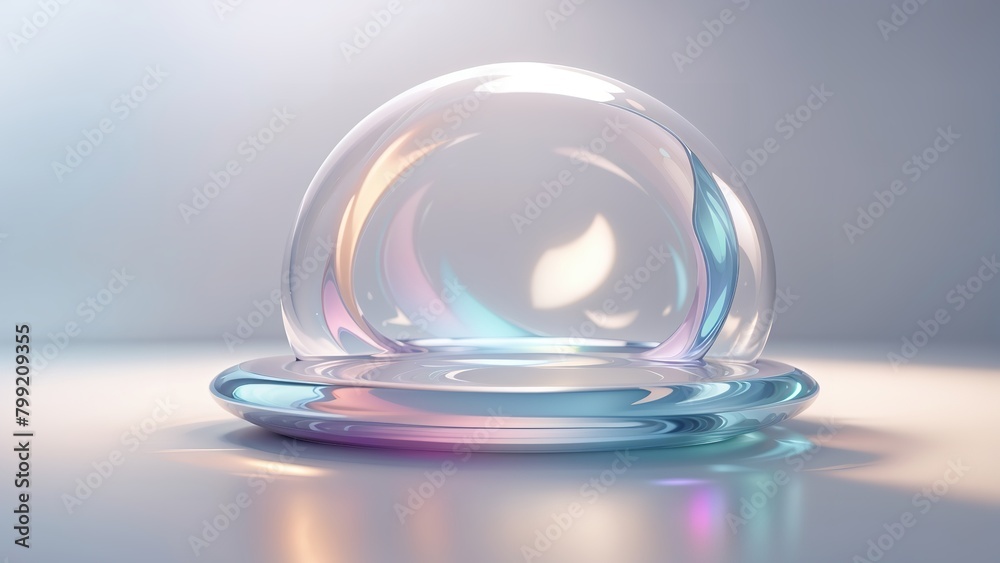 3d pink blue ball crystal gradient colors isolated on white background. Abstract bubble glossy pastel 3d geometric shape object illustration render. 3d pink blue ball crystal gradient colors isolated on white background. Abstract bubble glossy pastel 3d geometric shape object illustration render.
