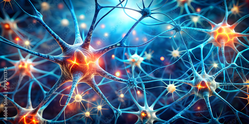Abstract neural background Abstract neural background