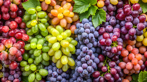  Fresh grapes background