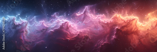 Stellar Canvas  Celestial Stars Against Soft Pink Background