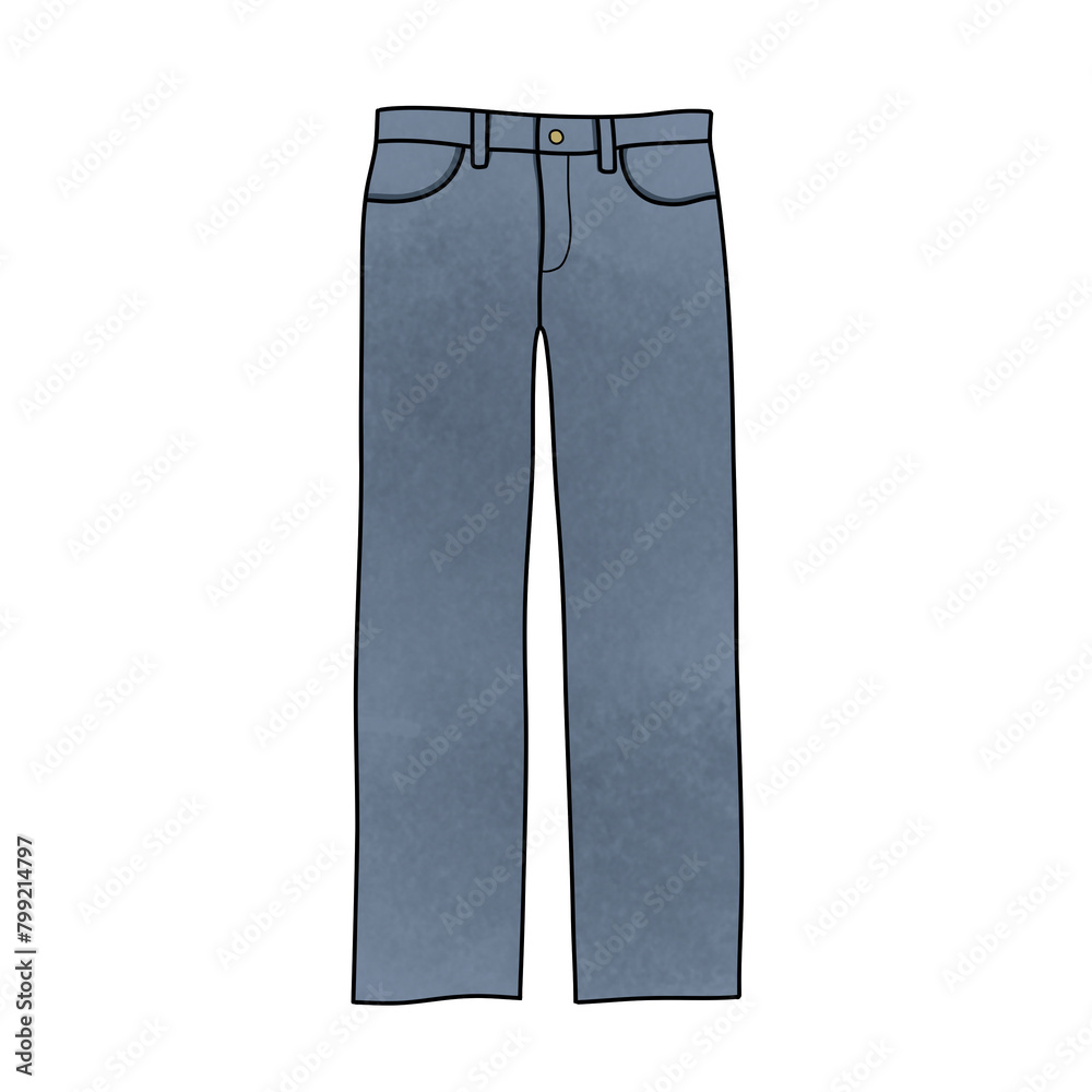 Pants Jean cloth fasion icon Pants Jean cloth fasion icon