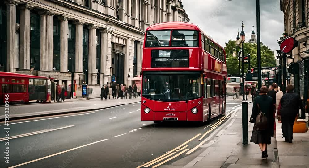 Double decker bus in London.