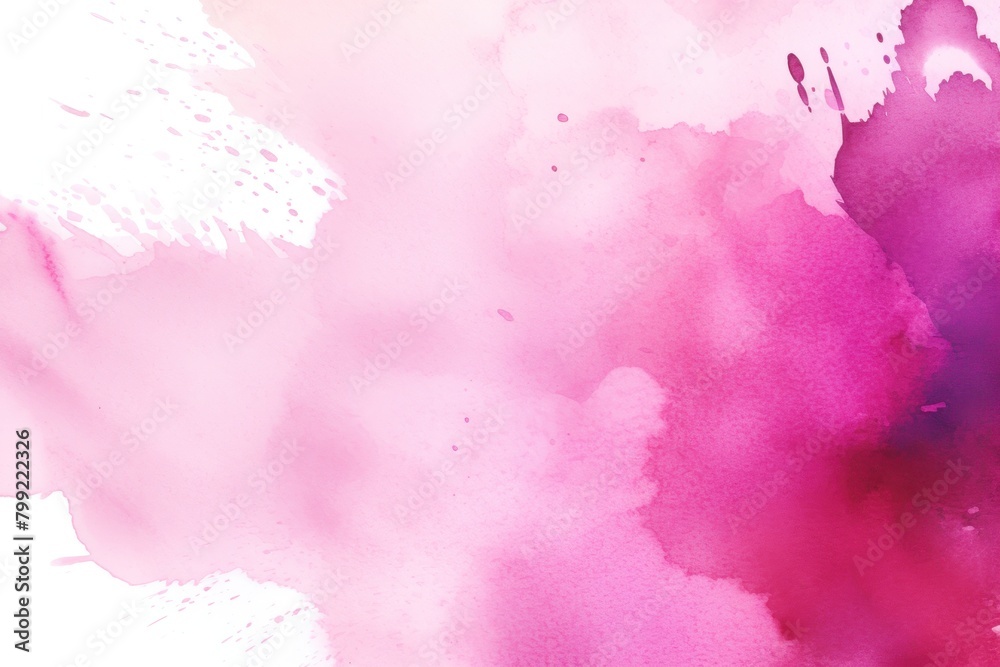 Magenta splash banner watercolor background for textures backgrounds and web banners texture blank empty pattern with copy space for product 