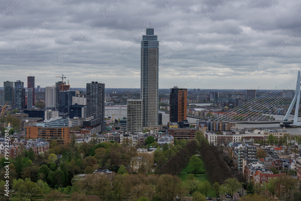 Fototapeta premium Rotterdam in den Niederlanden