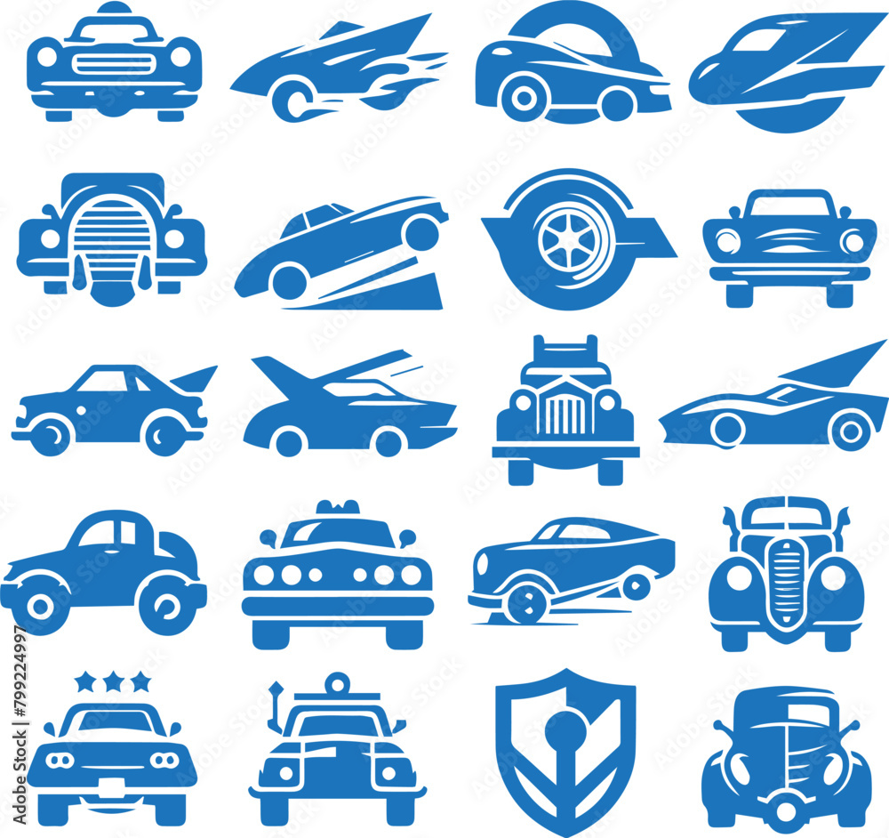 Obraz premium Car logo collection set