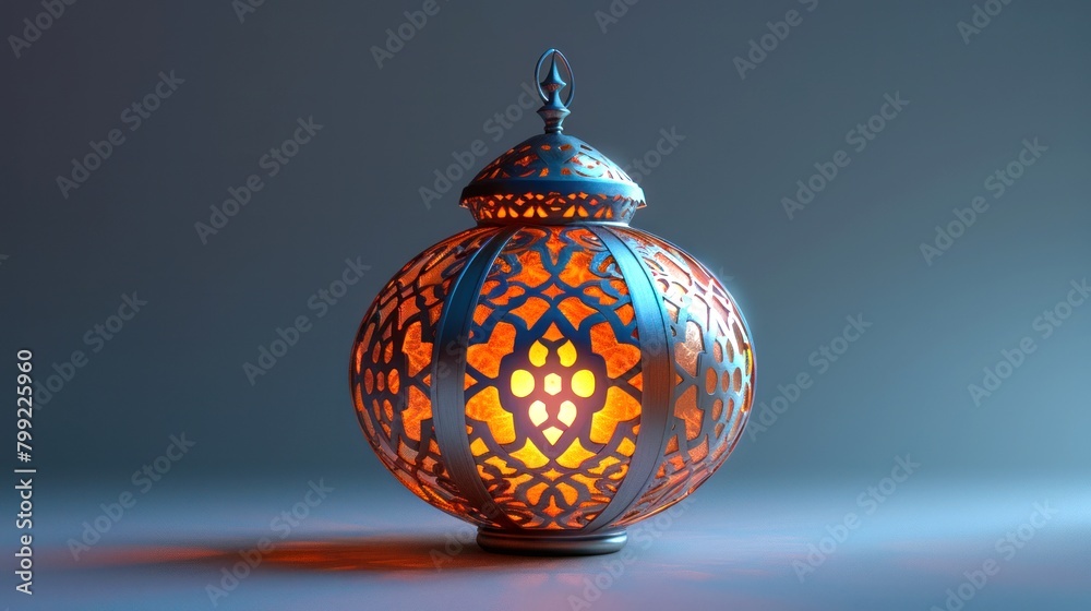 Ai Generative photo of a ramadan lantern Ai Generative photo of a ramadan lantern