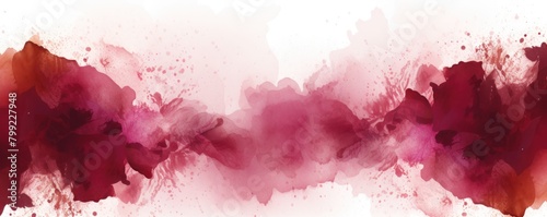 Maroon splash banner watercolor background for textures backgrounds and web banners texture blank empty pattern with copy space for product 