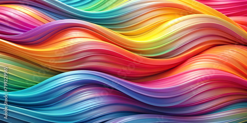 Colorful wavy gradient shape abstract background