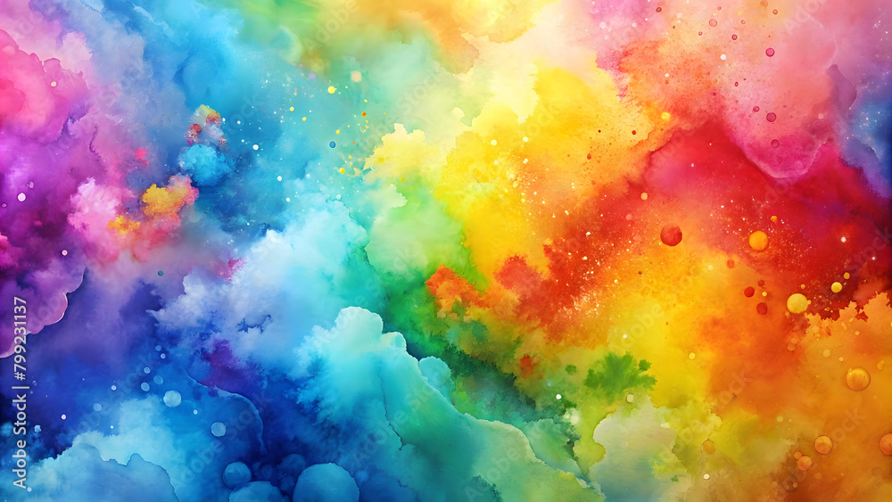 watercolor bright background background