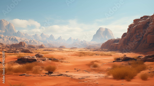 Wastelands, deserts and hot, dry land. © Gun