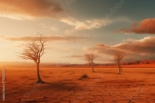 Wastelands  deserts and hot  dry land.