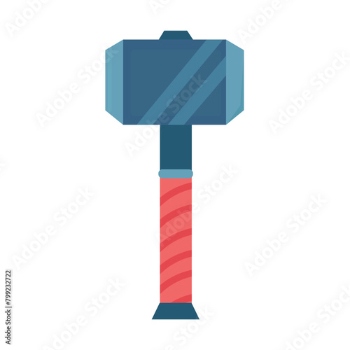 Thor's hummer icon clipart avatar logotype isolated vector illustration
