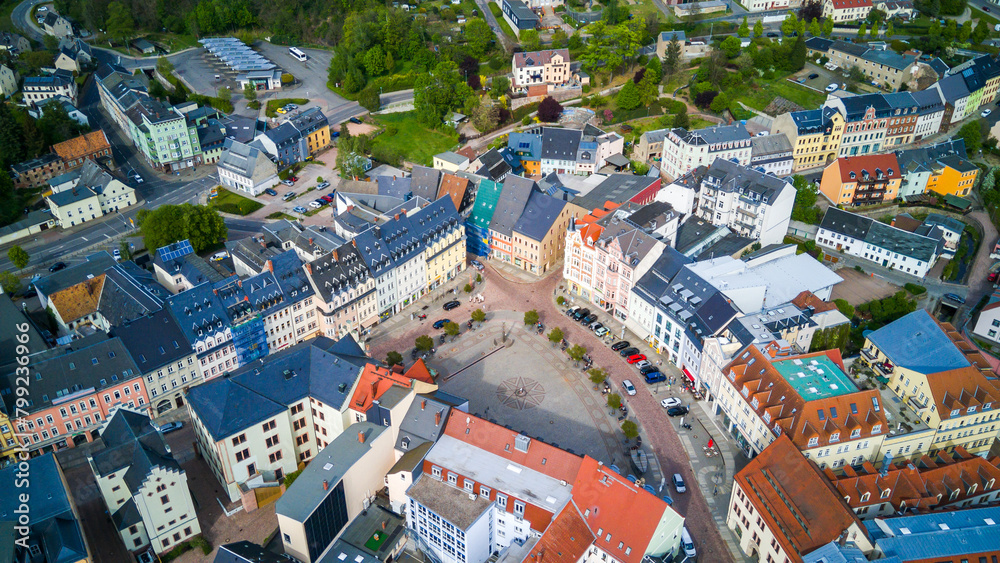 Mittweida Altstadt Sachsen Panorama