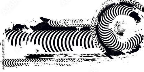 Auto tire tread grunge element. Car and motorcycle tire pattern, wheel tyre tread track. Black tyre print. Vector illustration