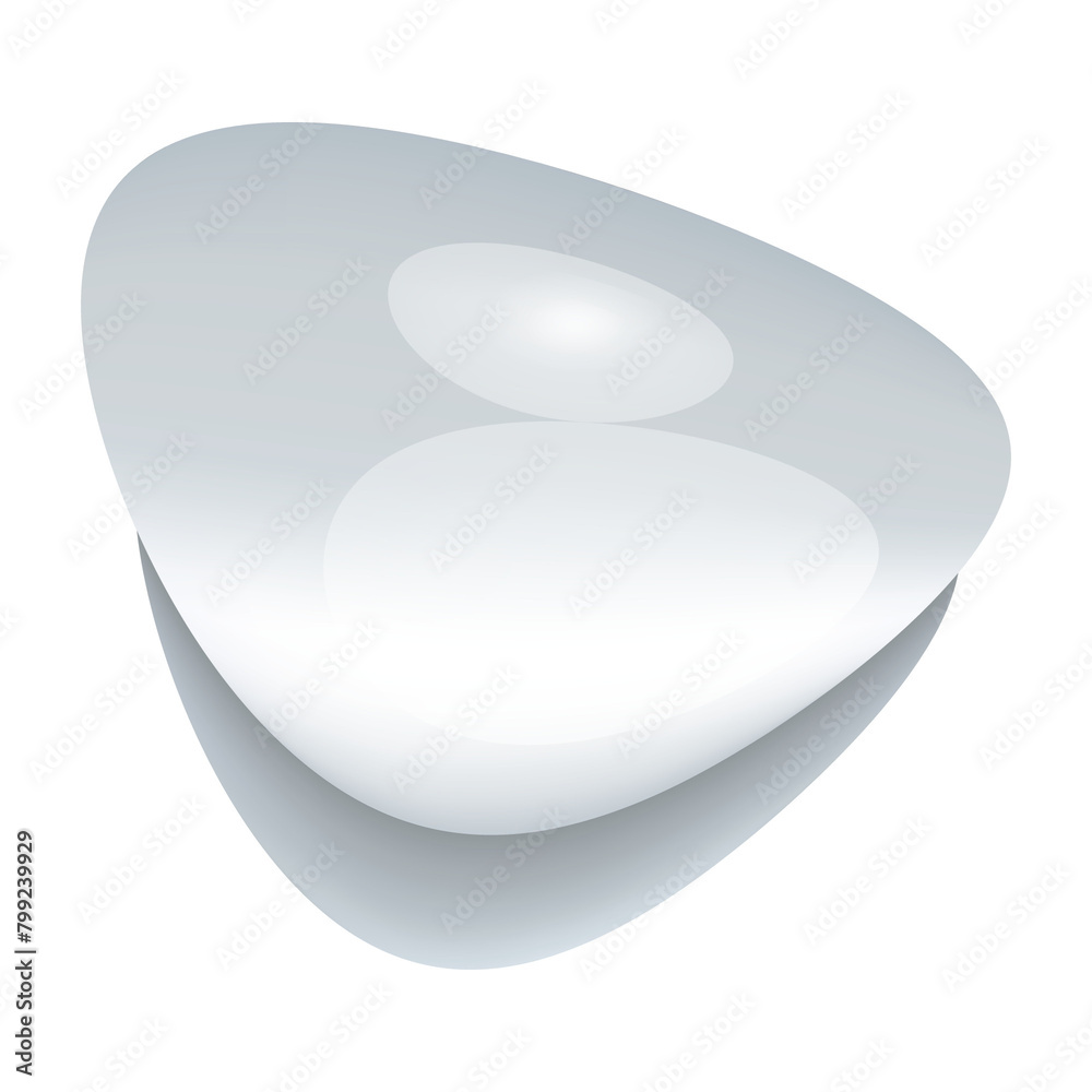 a clear waterdrop isolated on background