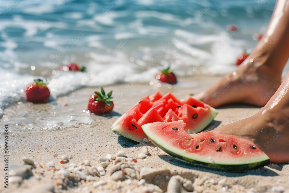 Creative trendy summertime banner mockup. Summer shopping sales and vacation concept. Creative trendy summertime banner mockup. Summer shopping sales and vacation concept.