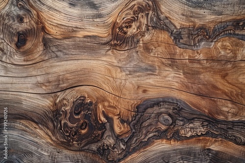 Rustic Walnut Wood Delight: Digital Wallpaper Design With Tree-Inspired Beauty