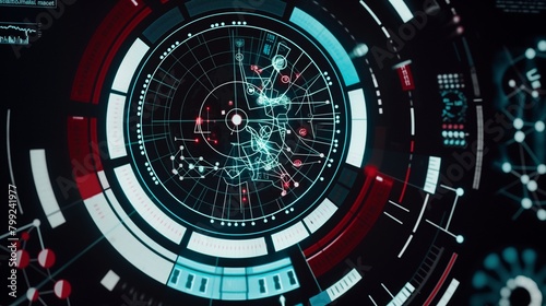  A medicine-themed circle diagram, intricately designed with pulsating hues and dynamic data points, illustrating the evolution of healthcare with precision and clarity
