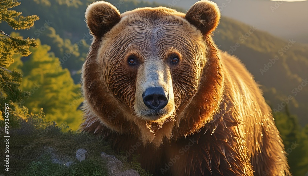 Bear, illustration, art, graphic design, design, material, image, Generative AI Bear, illustration, art, graphic design, design, material, image, Generative AI