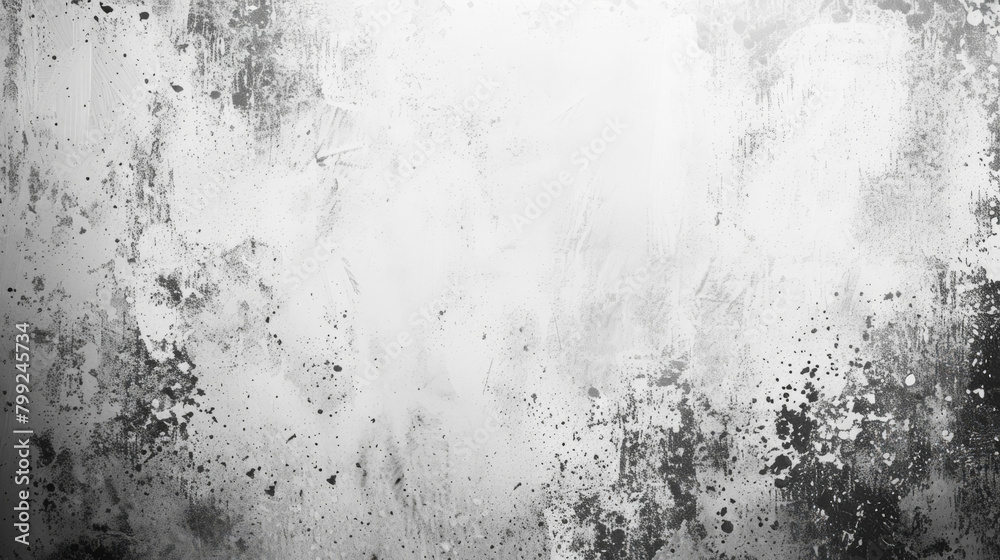 Fototapeta premium Black and white distressed texture in high resolution, ideal for design backgrounds