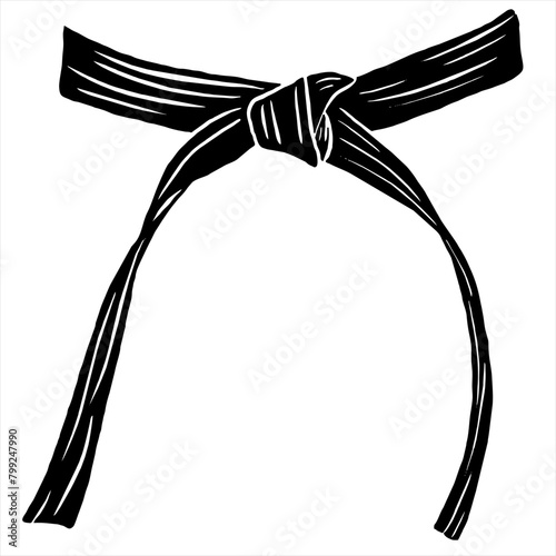black belt logo vector karate taekwondo jiujitsu judo	