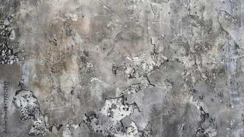 Detailed high-resolution image of a weathered concrete wall s rugged texture