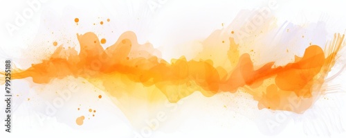 Orange splash banner watercolor background for textures backgrounds and web banners texture blank empty pattern with copy space for product 
