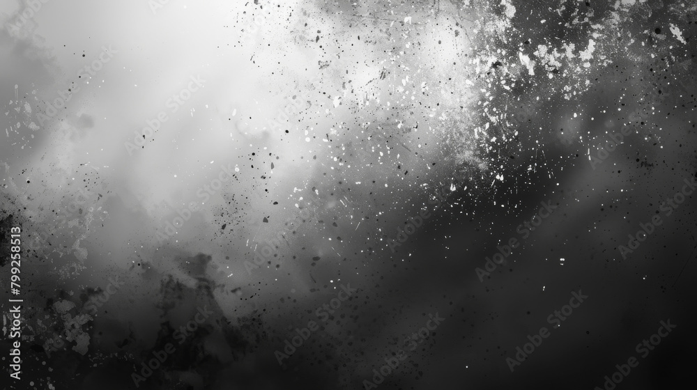 Monochromatic background with dynamic splatter pattern ideal for artistic designs Monochromatic background with dynamic splatter pattern ideal for artistic designs