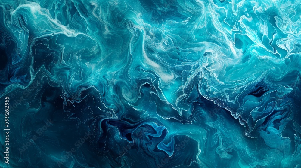 Vibrant Blue and Teal Abstract Background for Design Generative AI Vibrant Blue and Teal Abstract Background for Design Generative AI