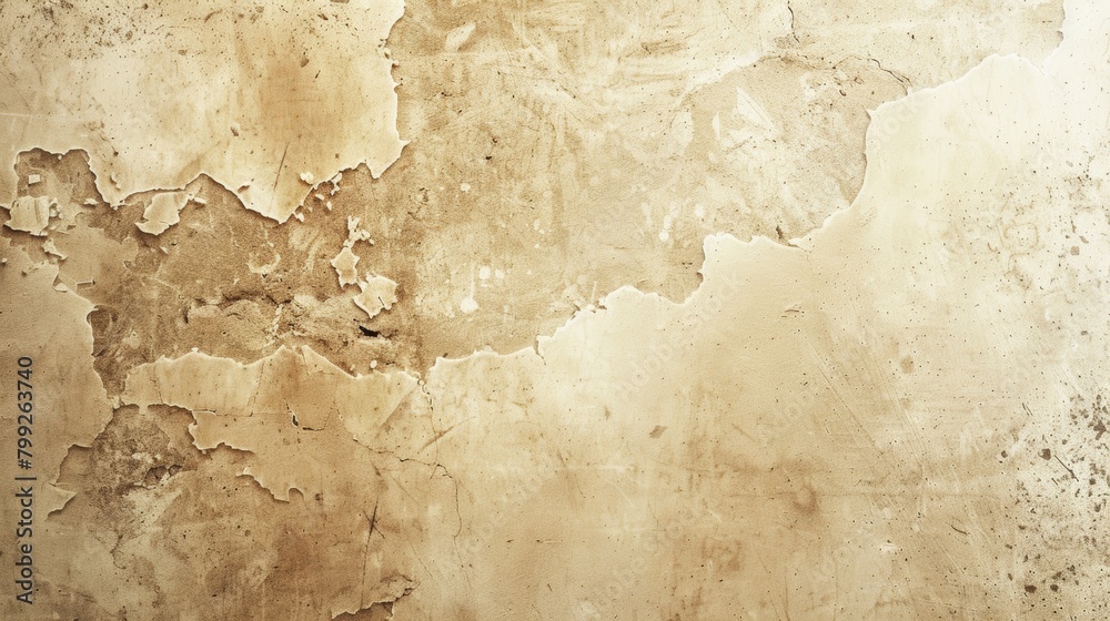 Fototapeta premium Retro Cream Concrete Wall Texture Background Generative AI