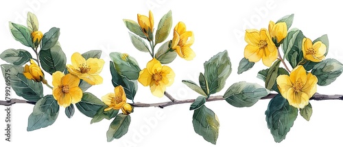 Creosote Bush Aromatic shrub with small photo