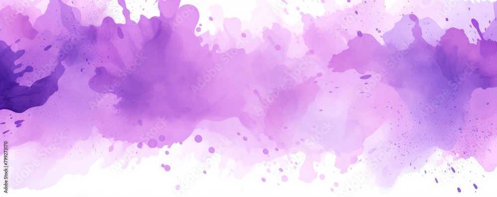 Purple splash banner watercolor background for textures backgrounds and web banners texture blank empty pattern with copy space for product design