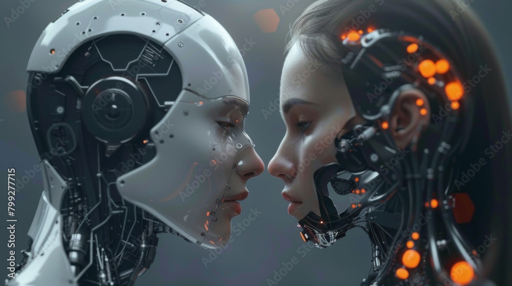 Embracing AI: Human and Artificial Intelligence robot Connection with Space for Creativity