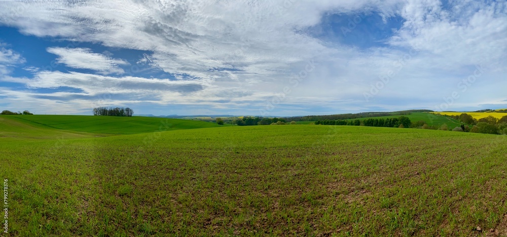 Fototapeta premium Wanderung bei Hochstedt