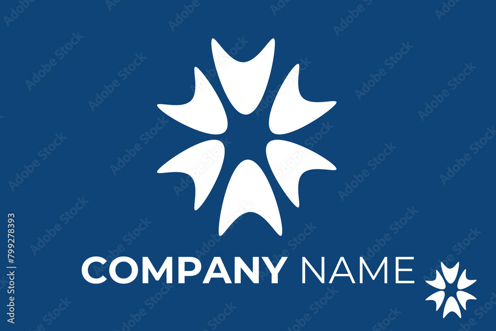 Obraz premium Abstract modern teamwork Element Design logo.