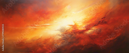 Chromatic Cascades A Journey Through Gradient Illustrations photo